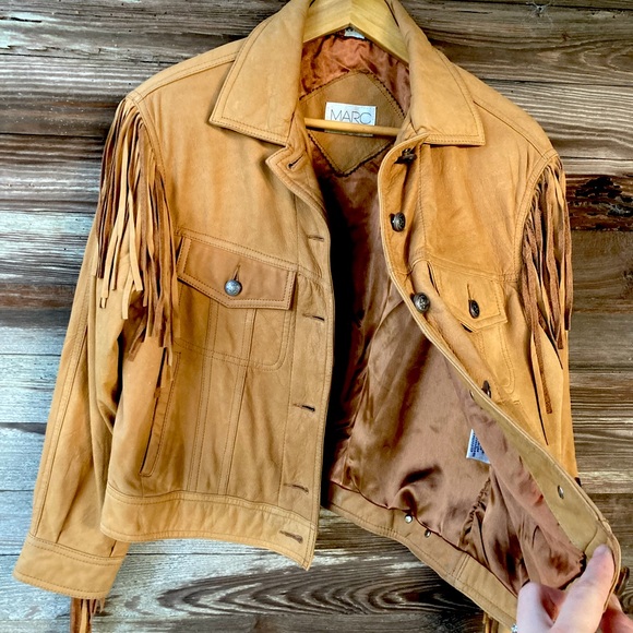 Andrew Marc | Suede Fringe Moto Jacket - Picture 7 of 9